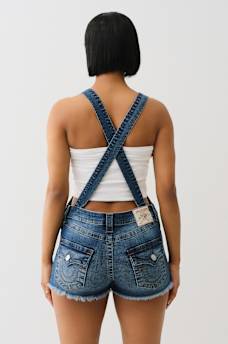 JOEY FRAYED OVERALL SHORT, image 2