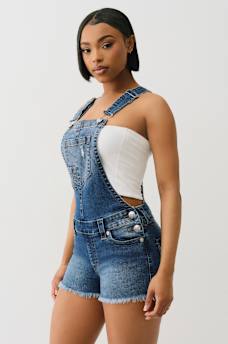 JOEY FRAYED OVERALL SHORT, image 3