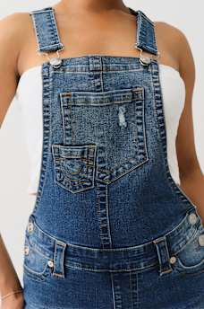 JOEY FRAYED OVERALL SHORT, image 5