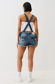 JOEY FRAYED OVERALL SHORT, image 7