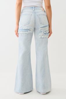DESTROYED RELAXED FLARE JEAN, image 4
