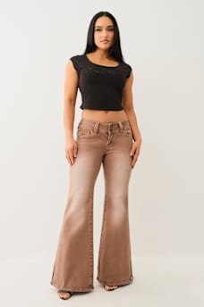FADED RELAXED MID RISE FLARE JEAN, image 2