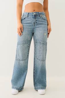 BOBBI MID RISE BIG T BAGGY JEAN, image 2