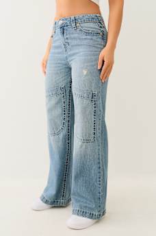 BOBBI MID RISE BIG T BAGGY JEAN, image 3
