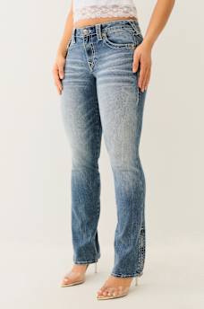 BILLIE MID RISE BIG T SPLIT HEM STRAIGHT JEAN, image 4