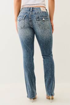 BILLIE MID RISE BIG T SPLIT HEM STRAIGHT JEAN, image 5