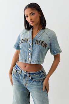 DENIM JERSEY SHIRT, image 3