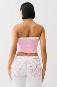 CRYSTAL BOW TUBE TOP, image 5
