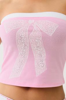 CRYSTAL BOW TUBE TOP, image 6