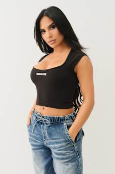 SEAMLESS SQUARE NECK CROP TOP, image 4