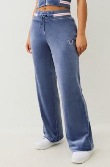 CRYSTAL VELOUR TRACK PANT, image 3
