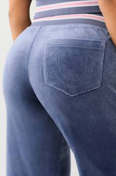 CRYSTAL VELOUR TRACK PANT, image 5