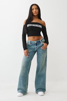 CROPPED OFF-THE-SHOULDER TOP, image 3