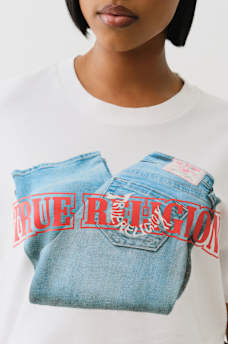 JEAN GRAPHIC BOXY TEE, image 2