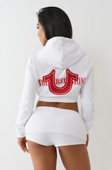BABY SHRUNKEN ZIP HOODIE, image 6
