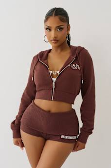 BABY SHRUNKEN ZIP HOODIE, image 4