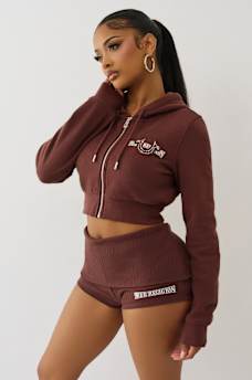 BABY SHRUNKEN ZIP HOODIE, image 5