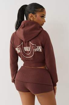 BABY SHRUNKEN ZIP HOODIE, image 6