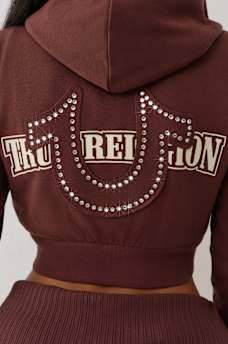 BABY SHRUNKEN ZIP HOODIE, image 1