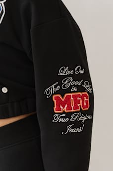 CRYSTAL PATCH ZIP HOODIE