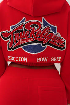 CRYSTAL PATCH ZIP HOODIE, image 4