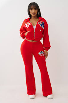 CRYSTAL PATCH ZIP HOODIE, image 5