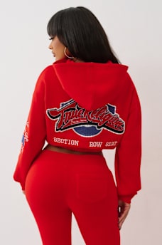 CRYSTAL PATCH ZIP HOODIE, image 7