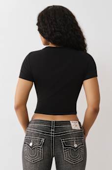 CAMISETA PEQUE&Ntilde;A DE MANGA CORTA CON ALA DE CRISTAL, image 6