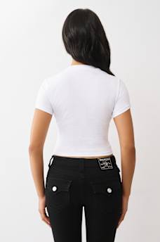 CAMISETA PEQUE&Ntilde;A DE MANGA CORTA CON ALA DE CRISTAL, image 5