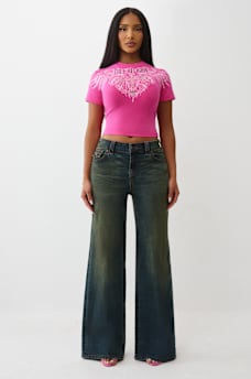 CAMISETA PEQUE&Ntilde;A DE MANGA CORTA CON ALA DE CRISTAL, image 3