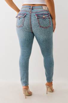 PLUS JENNIE MID RISE SUPER T CURVY SKINNY JEAN, image 5