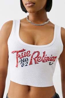 CRYSTAL RIBBED TANK, image 2