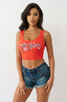 CRYSTAL RIBBED TANK, image 2