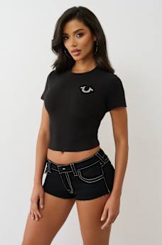 CRYSTAL BUTTERFLY BABY TEE, image 4