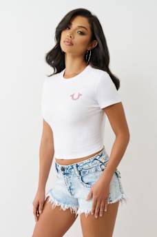 CRYSTAL BUTTERFLY BABY TEE, image 4