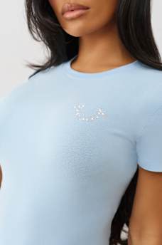 CRYSTAL BUTTERFLY BABY TEE, image 6