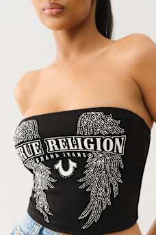 CRYSTAL WING RIBBED TUBE TOP, image 2