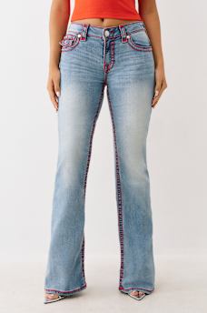 BECCA MID RISE SUPER T BOOTCUT JEAN, image 3