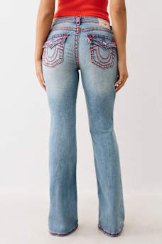 BECCA MID RISE SUPER T BOOTCUT JEAN, image 5