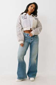 SHRUNKEN VARSITY JACKET, image 3