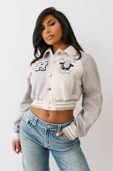 SHRUNKEN VARSITY JACKET, image 4