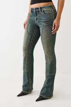 BECCA CARPENTER BIG T BOOTCUT JEAN, image 3