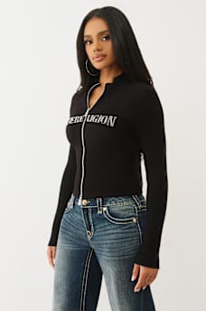 CRYSTAL ZIP SWEATER, image 4