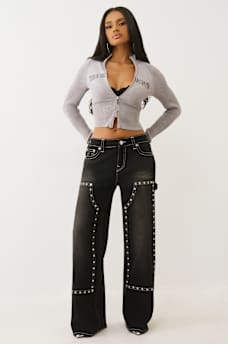 CRYSTAL ZIP SWEATER, image 3