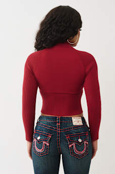 CRYSTAL ZIP SWEATER, image 5