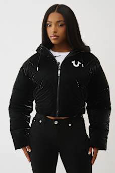 CHAQUETA ACOLCHADA DE ALTO BRILLO CON CAPUCHA, image 5