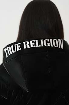 CHAQUETA ACOLCHADA DE ALTO BRILLO CON CAPUCHA, image 7