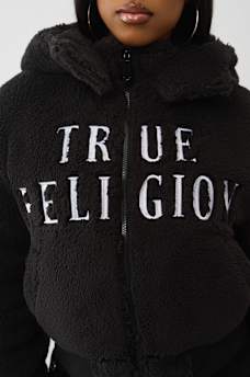 EMBROIDERED SHERPA JACKET, image 5