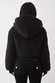 EMBROIDERED SHERPA JACKET, image 7