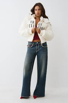 EMBROIDERED SHERPA JACKET, image 2